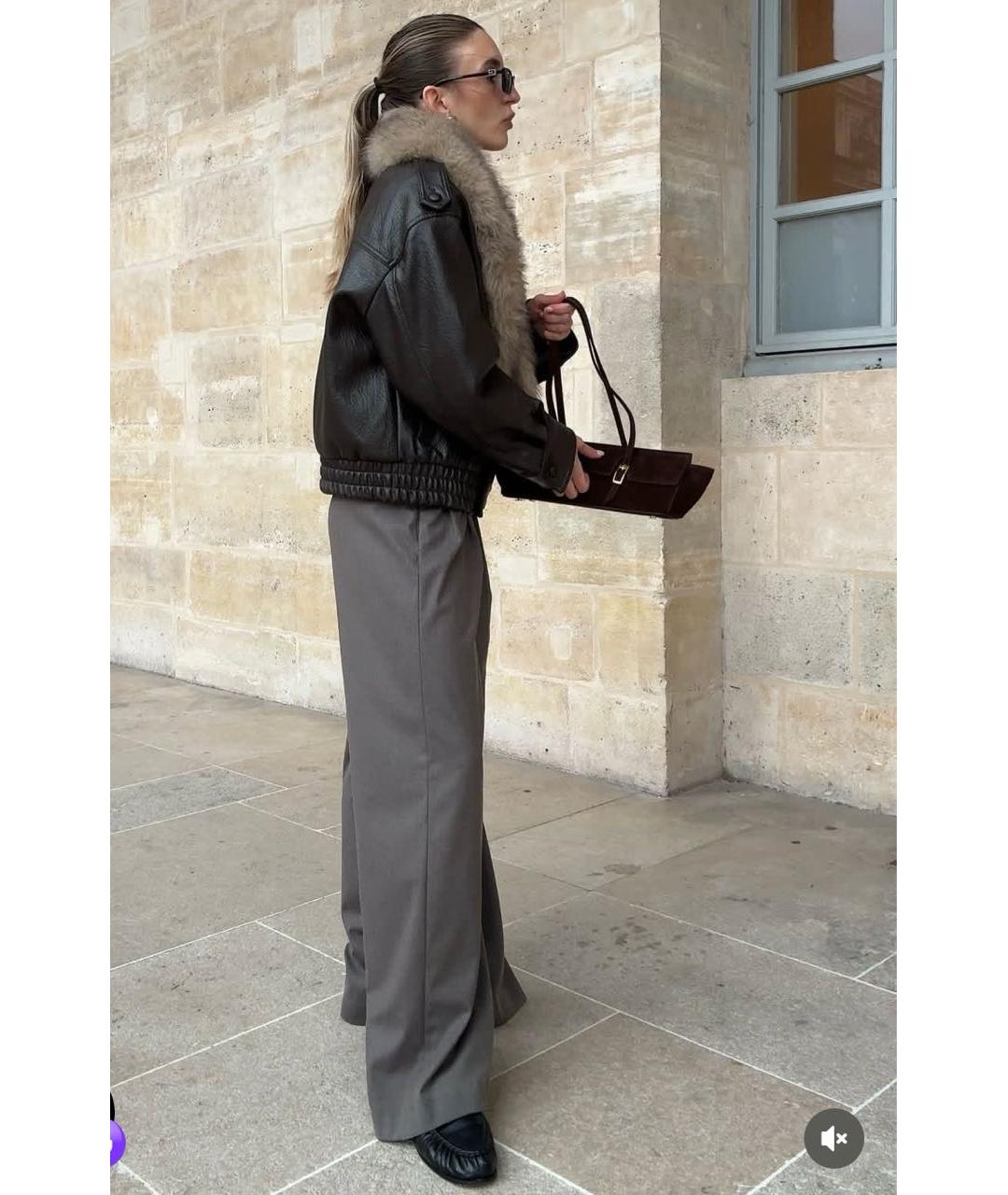 Elleme Коричневая замшевая сумка через плечо, фото 7