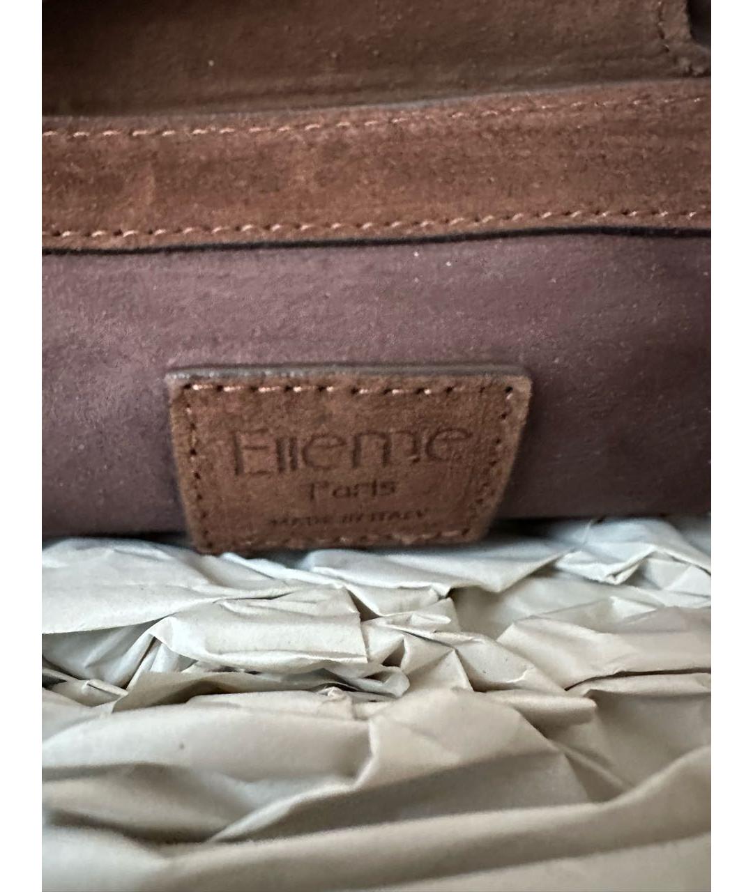 Elleme Коричневая замшевая сумка через плечо, фото 5