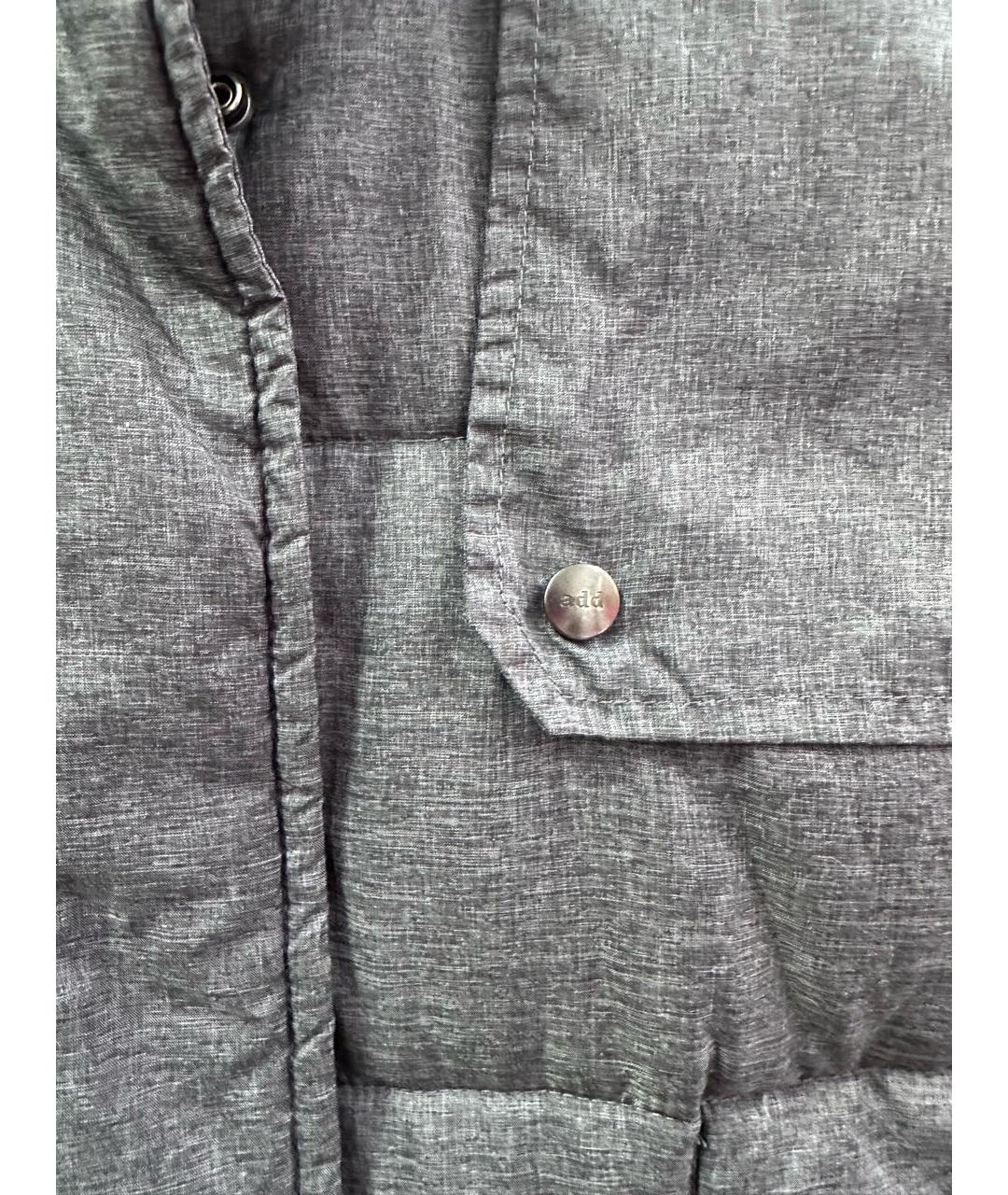 ADD Серый полиамидовый пуховик, фото 5