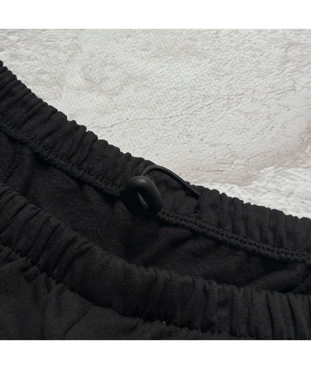 YEEZY Черные хлопковые брюки широкие, фото 7