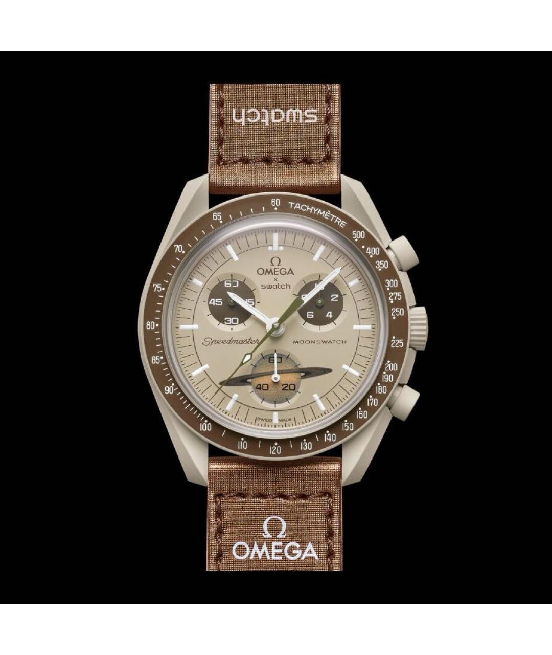 Swatch Коричневые керамические часы, фото 8