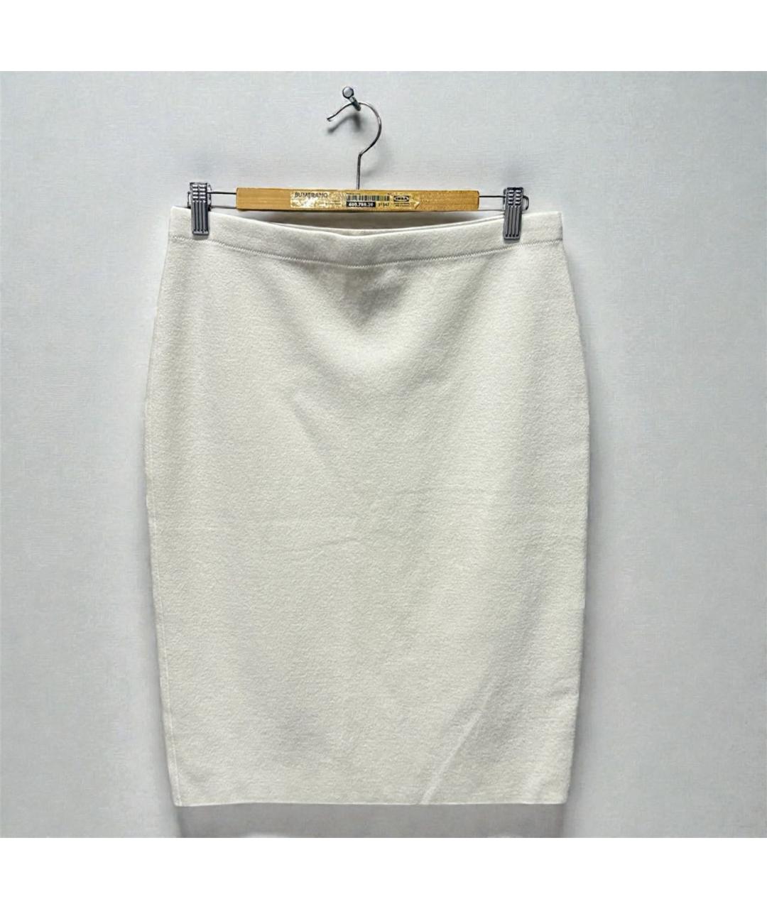 D.EXTERIOR Бежевая кашемировая юбка миди, фото 2