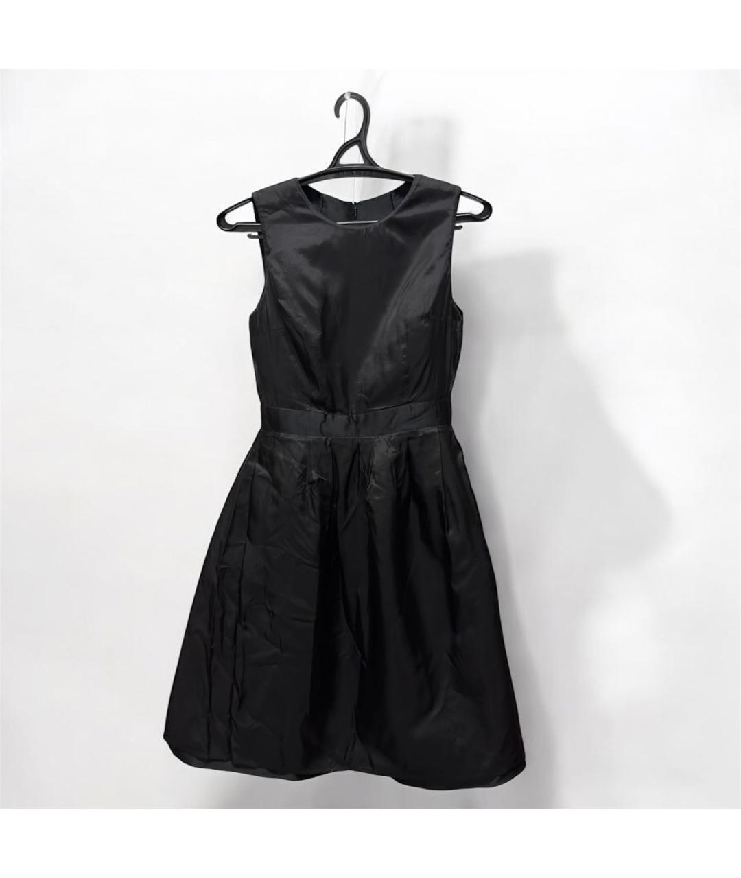 P.A.R.O.S.H. Черное полиэстеровое коктейльное платье, фото 4