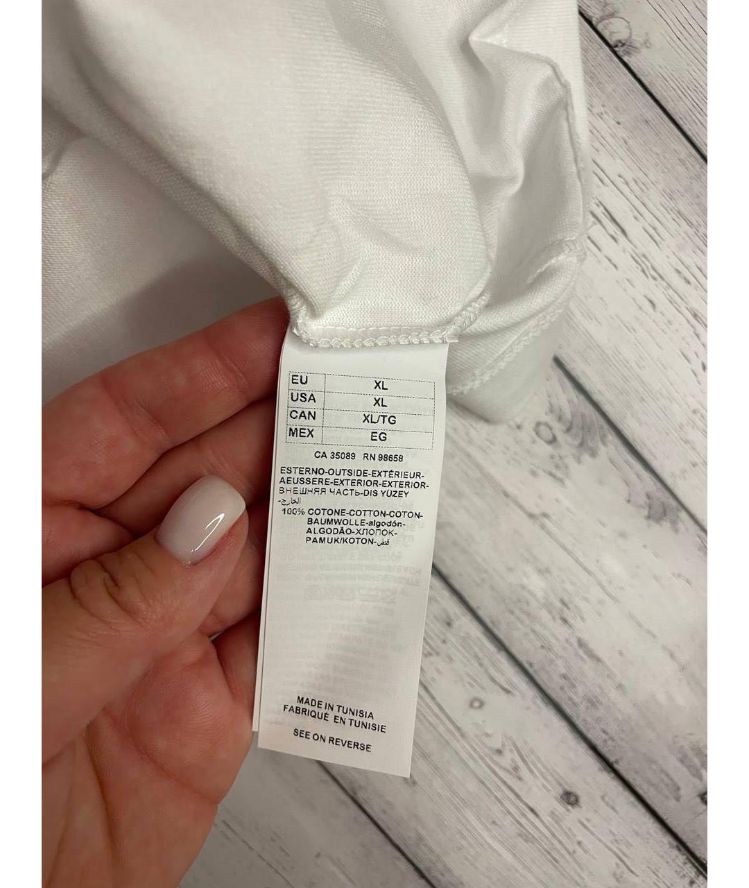 PAUL & SHARK Белая хлопковая футболка, фото 4