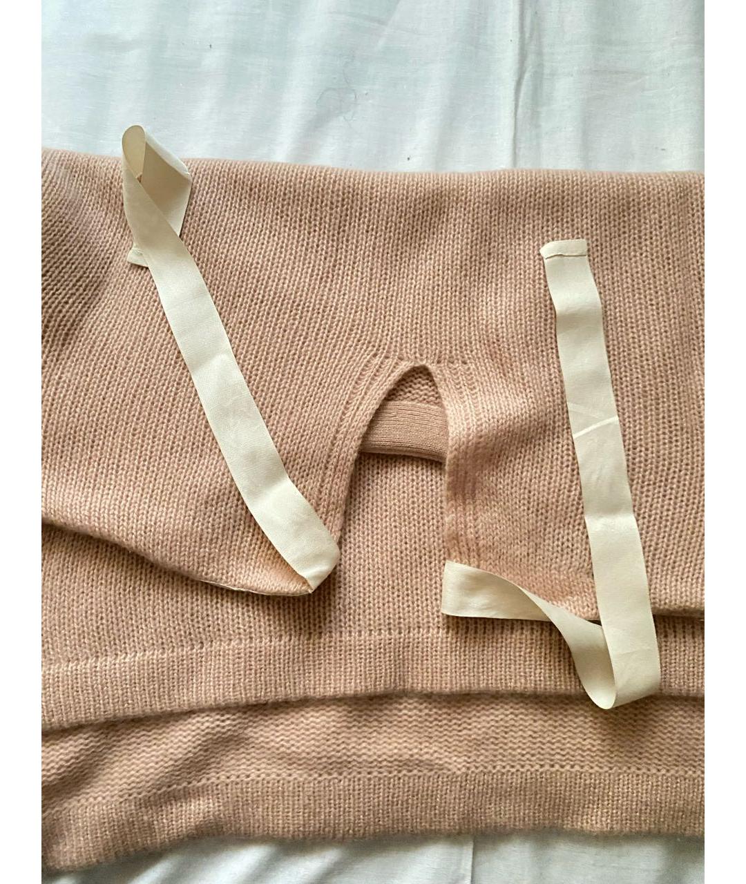 MIU MIU Розовый кашемировый джемпер / свитер, фото 5