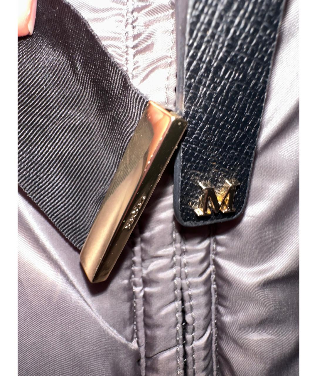 MAX MARA Серая полиэстеровая куртка, фото 4