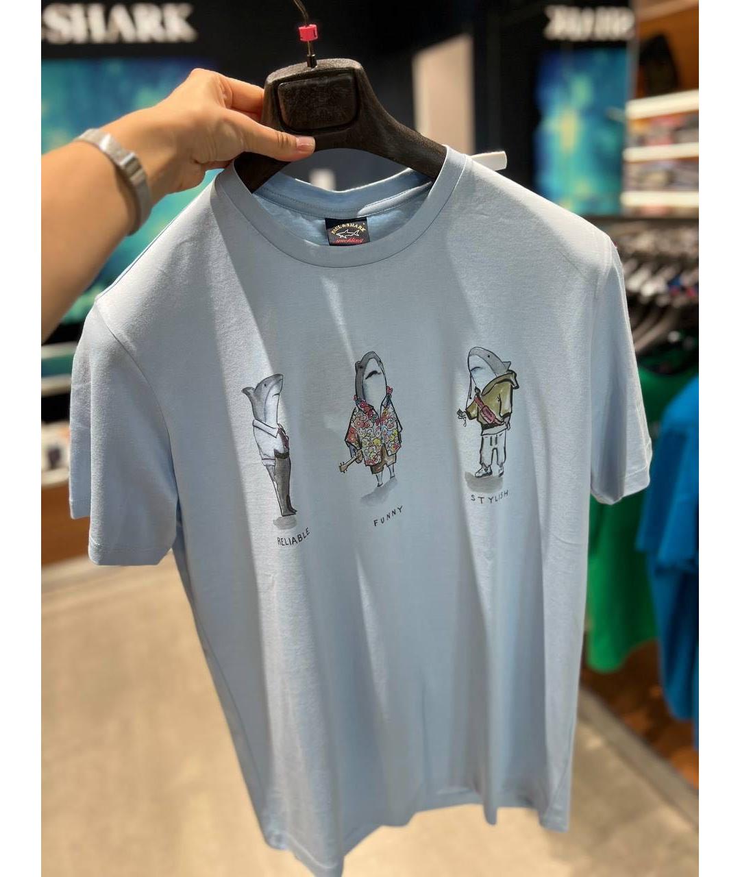 PAUL & SHARK Мульти хлопковая футболка, фото 7