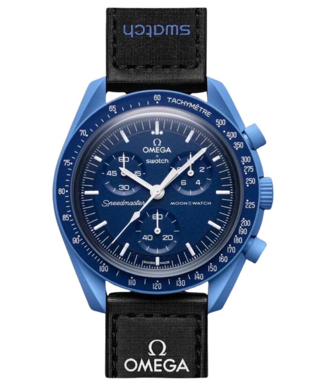 Swatch Синие керамические часы, фото 1