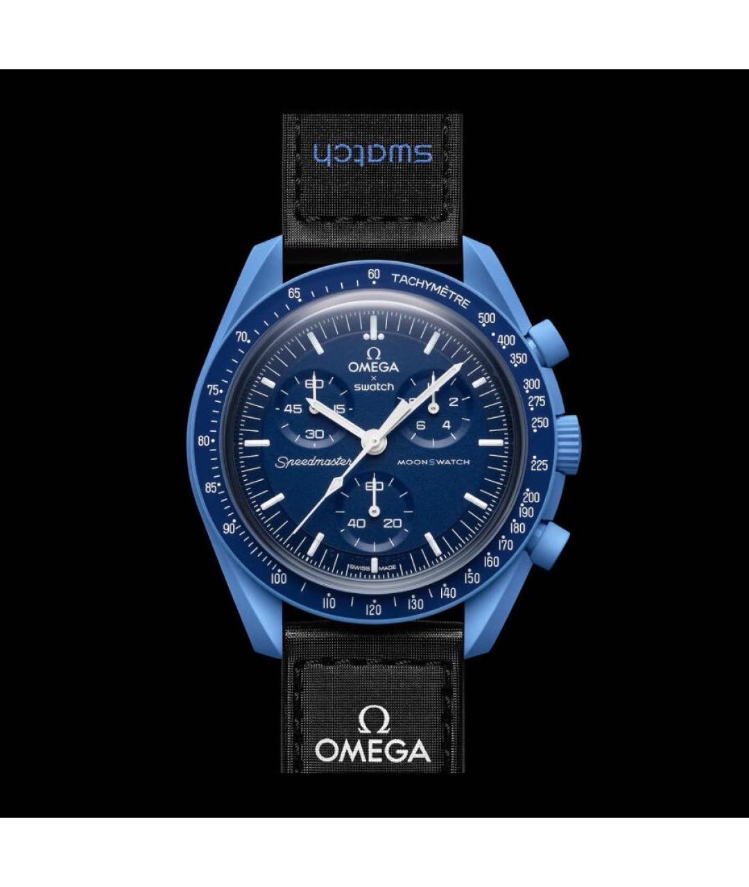 Swatch Синие керамические часы, фото 9