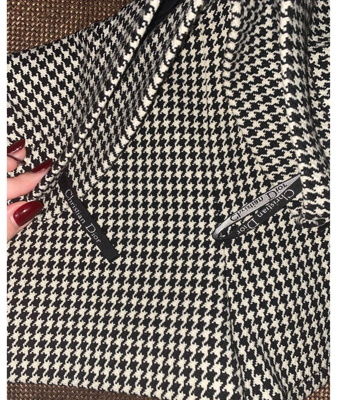 CHRISTIAN DIOR Мульти шерстяные шорты, фото 7