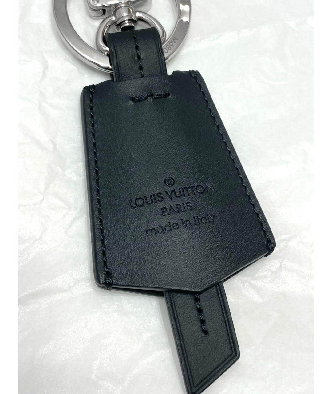 LOUIS VUITTON Черный брелок, фото 4