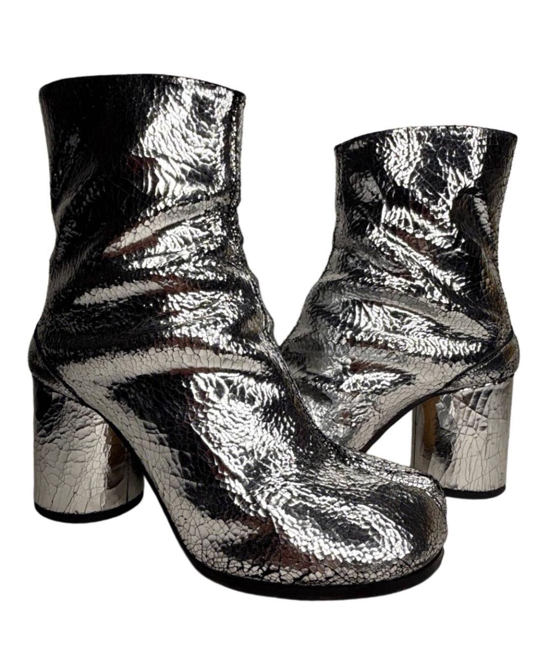 MAISON MARGIELA Серебряные ботильоны, фото 9