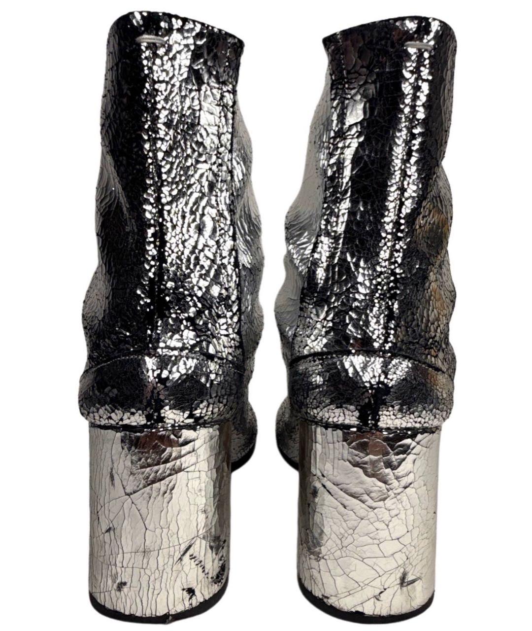 MAISON MARGIELA Серебряные ботильоны, фото 7