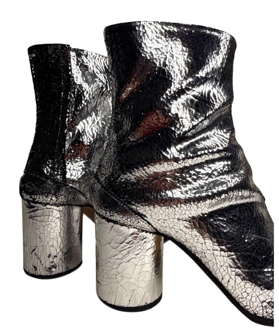 MAISON MARGIELA Серебряные ботильоны, фото 4