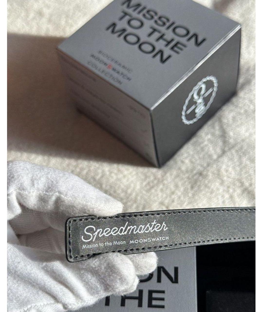 Swatch Черные керамические часы, фото 5