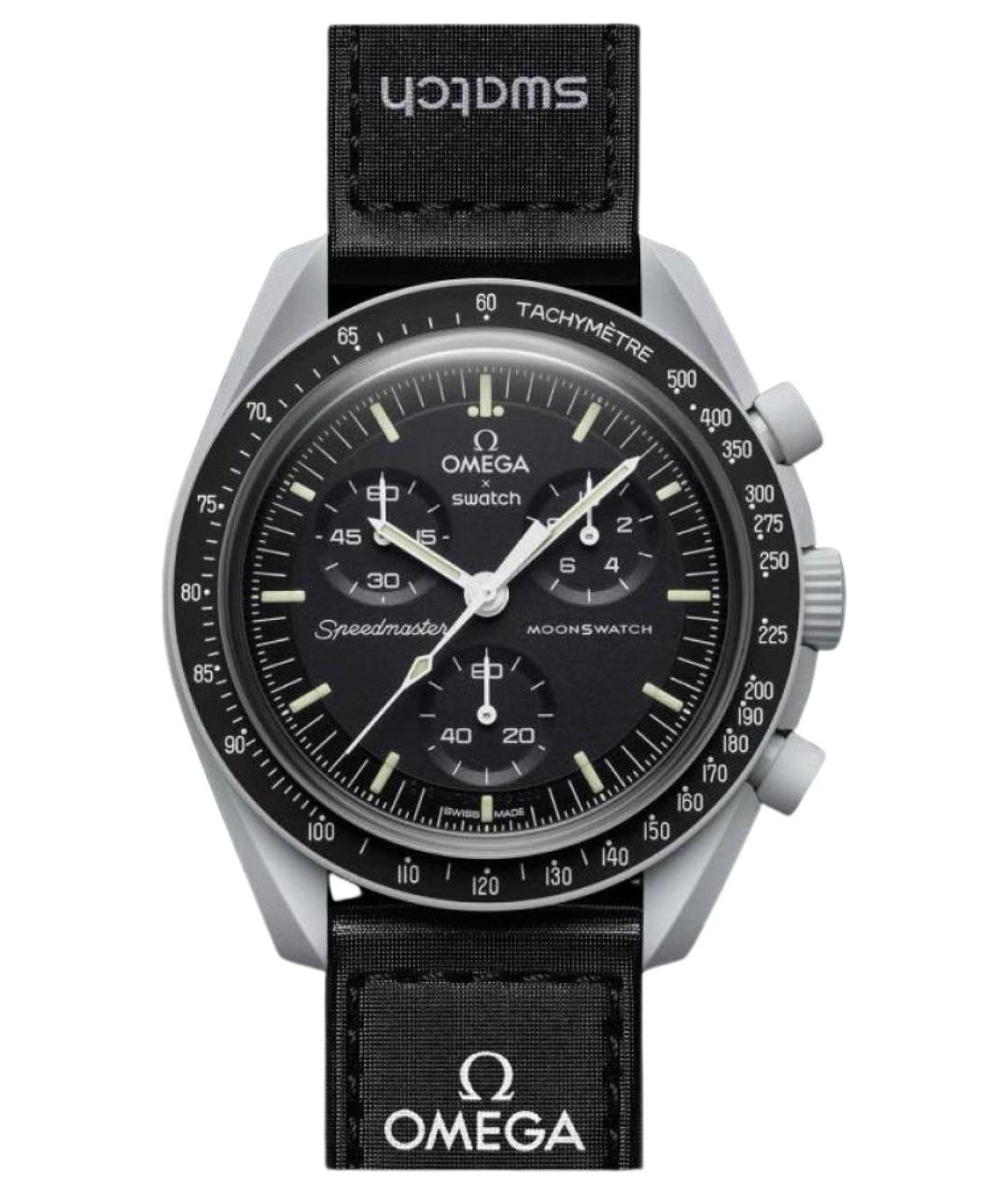 Swatch Черные керамические часы, фото 1