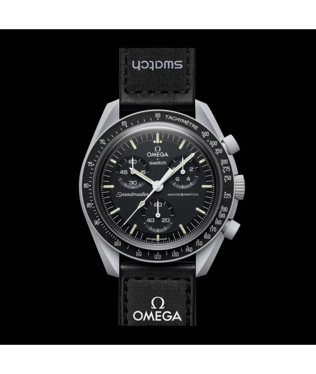 Swatch Черные керамические часы, фото 9