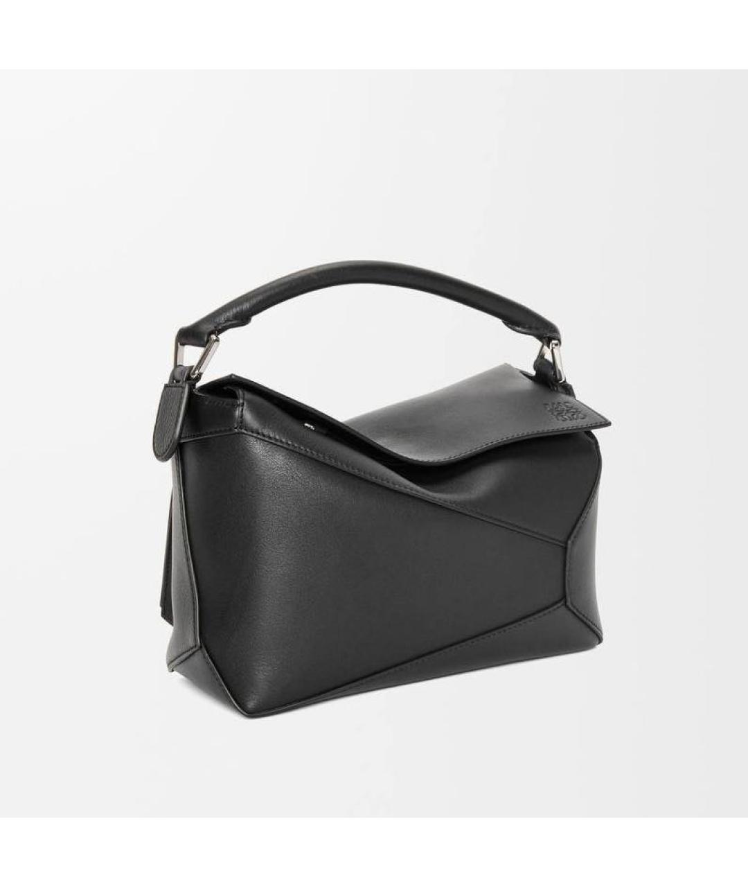 LOEWE Черная кожаная сумка через плечо, фото 5