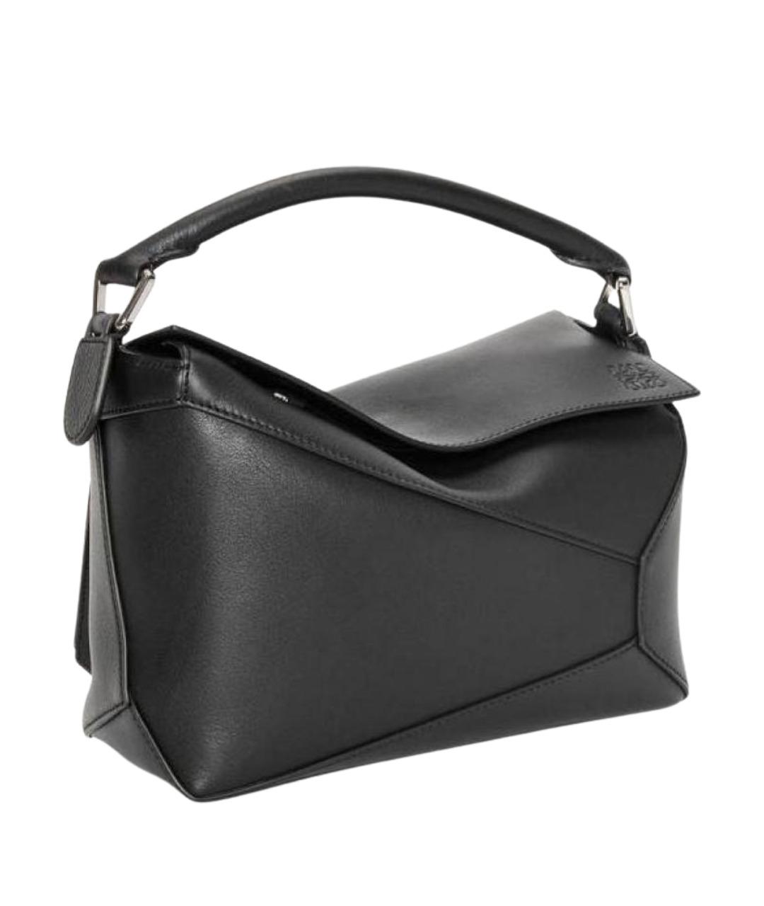 LOEWE Черная кожаная сумка через плечо, фото 1