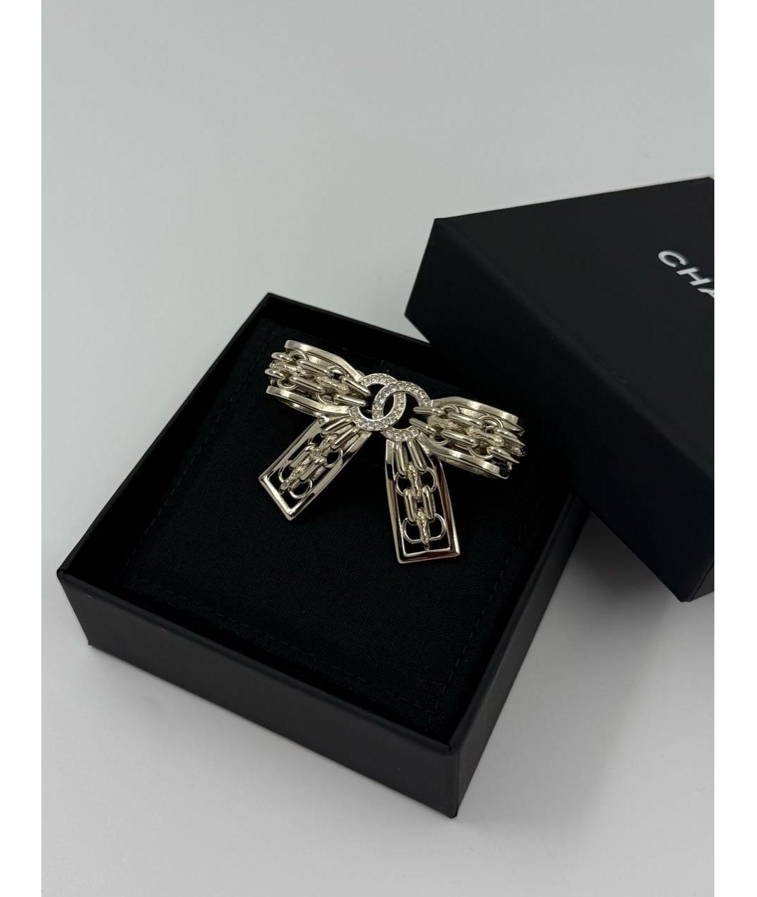 CHANEL Золотая металлическая булавка / брошь, фото 4