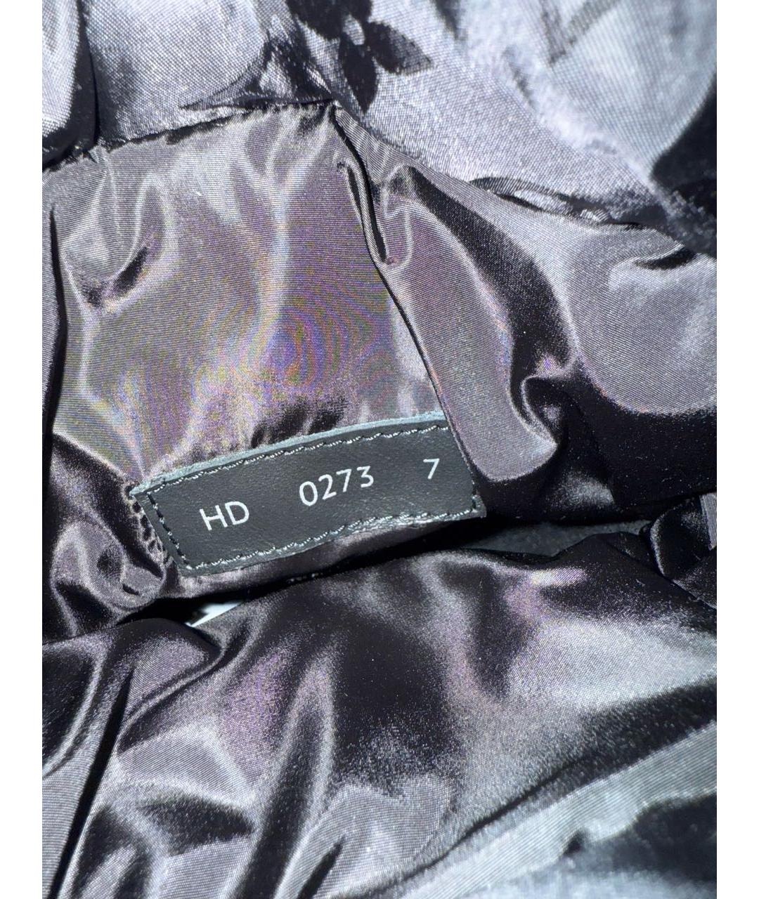 LOUIS VUITTON Черные текстильные высокие ботинки, фото 6