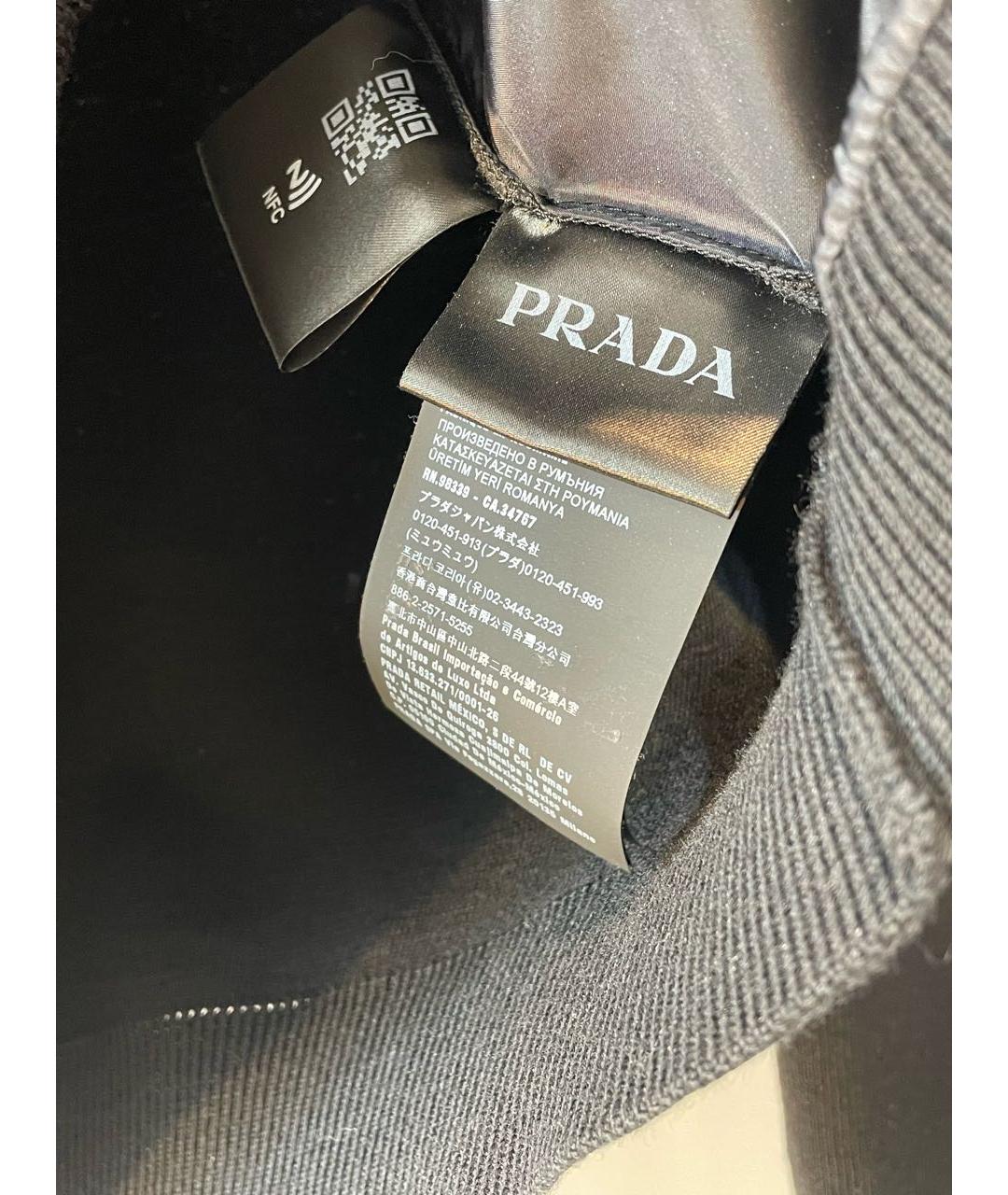 PRADA Черный шерстяной кардиган, фото 6