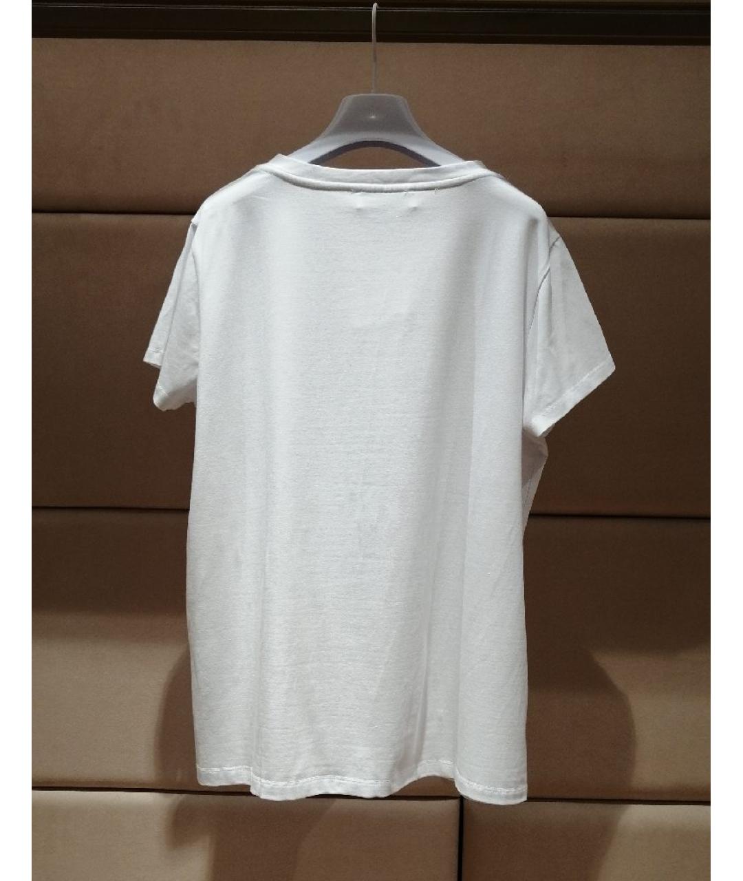 BLUGIRL Белая хлопковая футболка, фото 2