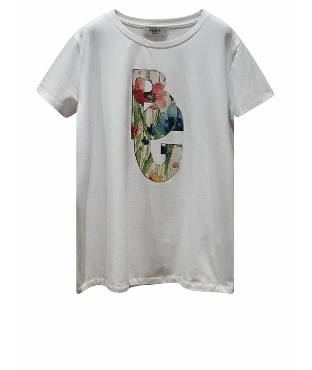 BLUGIRL Белая хлопковая футболка, фото 1