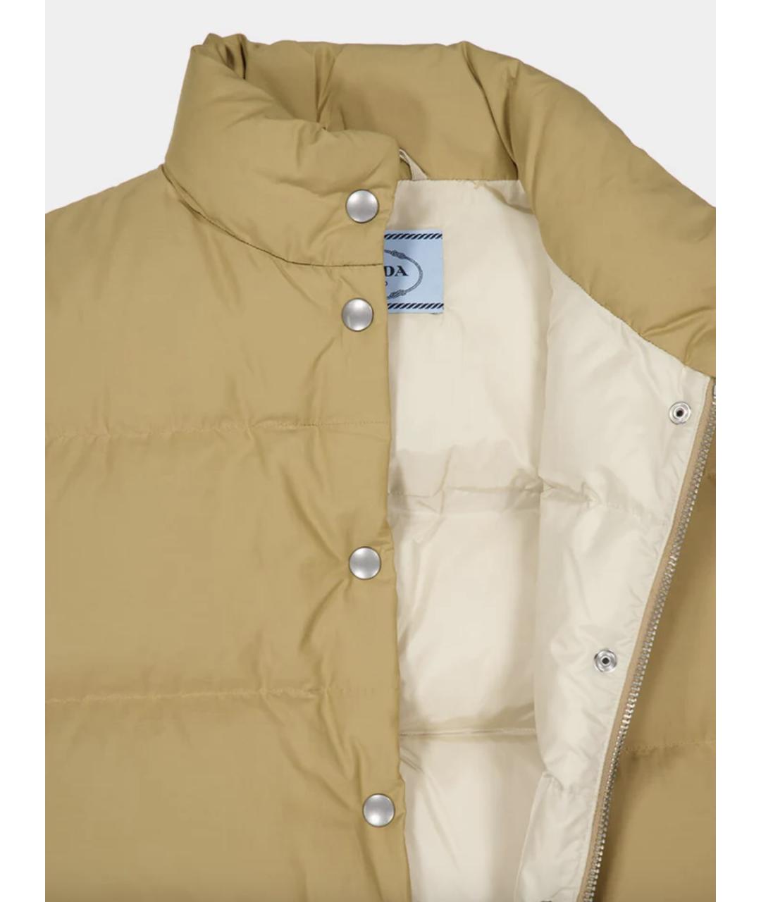 PRADA Горчичный хлопковый жилет, фото 4