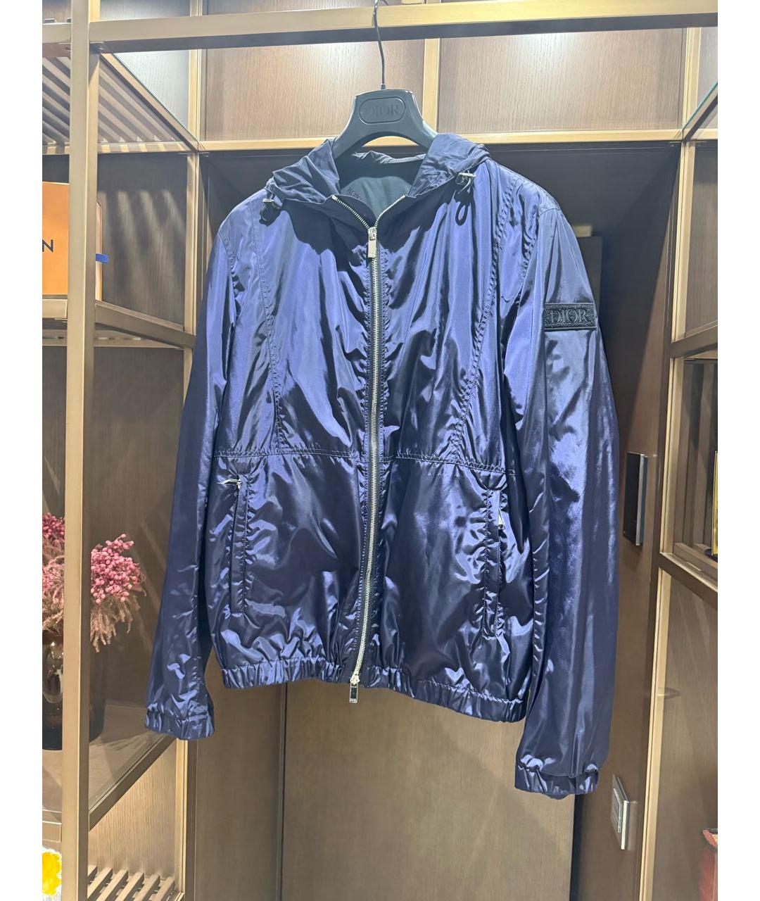 CHRISTIAN DIOR Фиолетовая полиамидовая куртка, фото 4