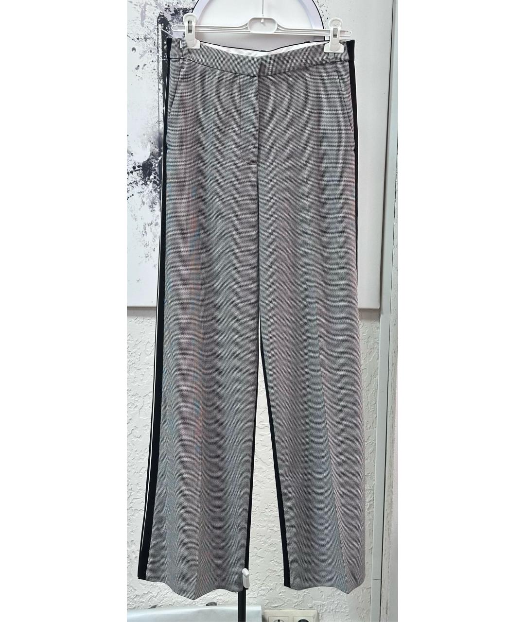 STELLA MCCARTNEY Мульти шерстяные брюки широкие, фото 9