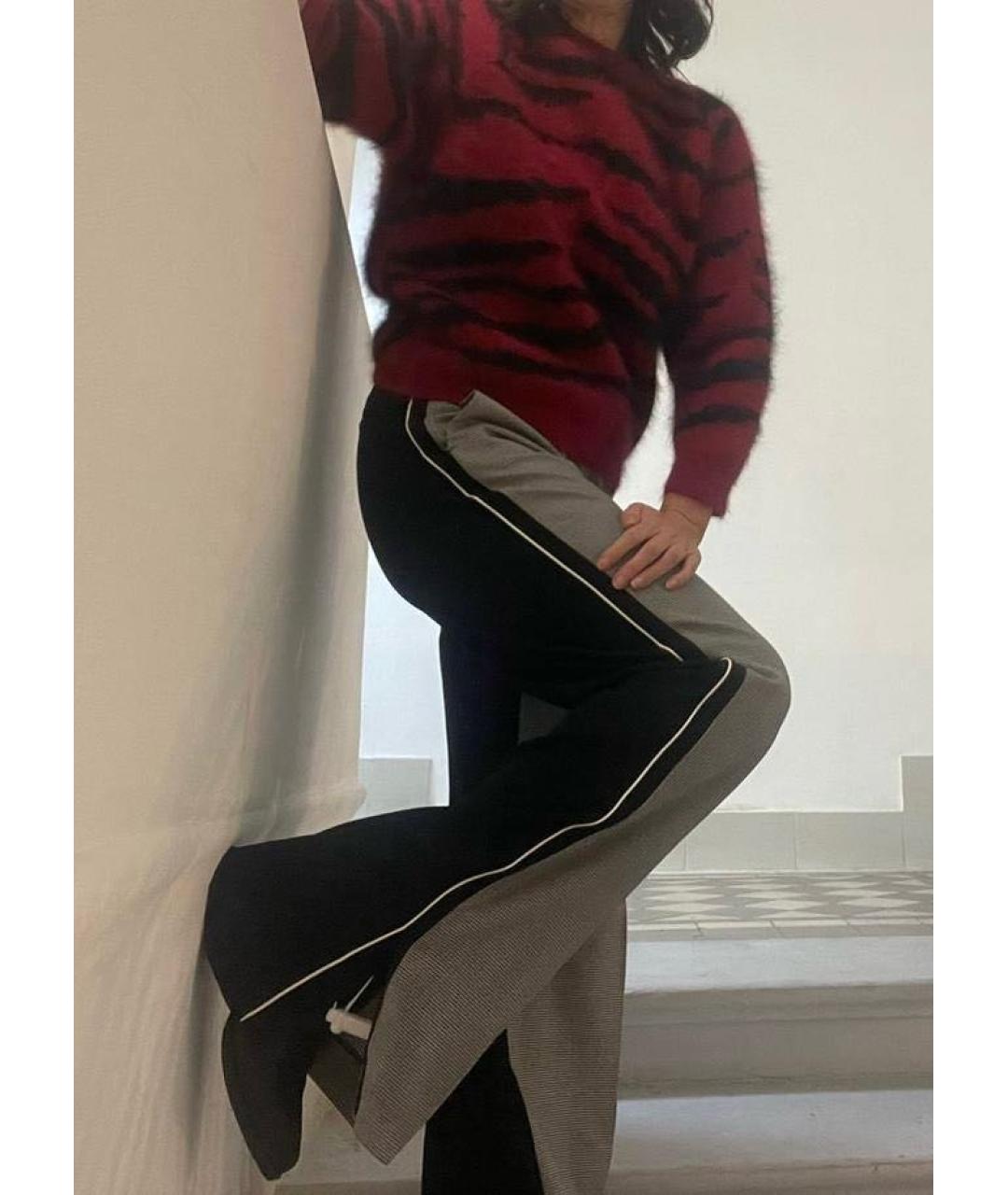 STELLA MCCARTNEY Мульти шерстяные брюки широкие, фото 4