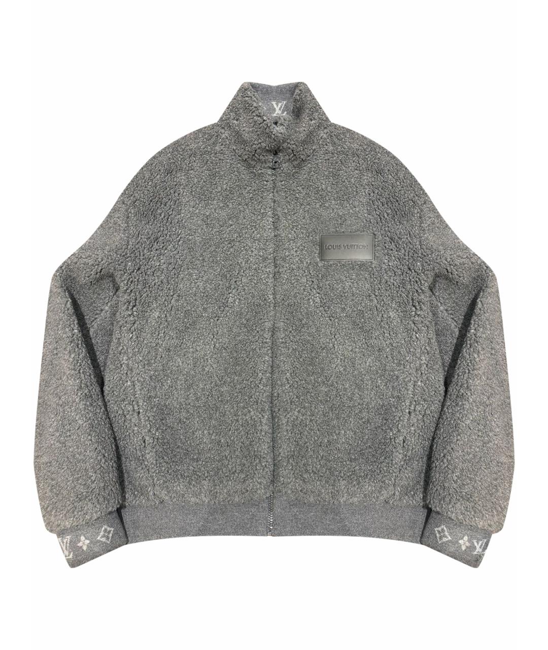 LOUIS VUITTON Серая полиэстеровая куртка, фото 1