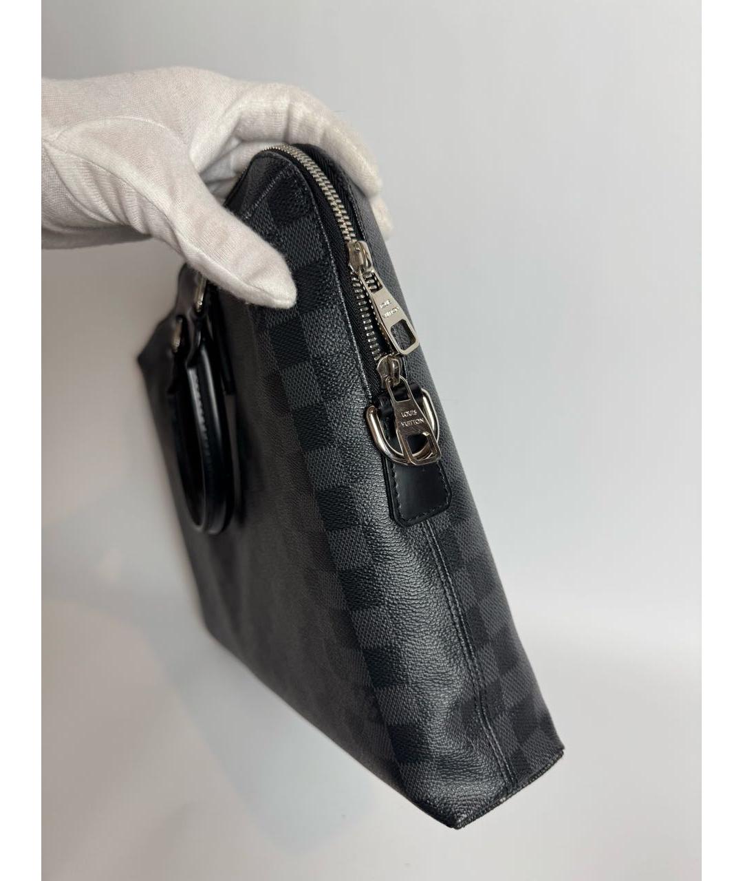 LOUIS VUITTON Черный портфель, фото 3