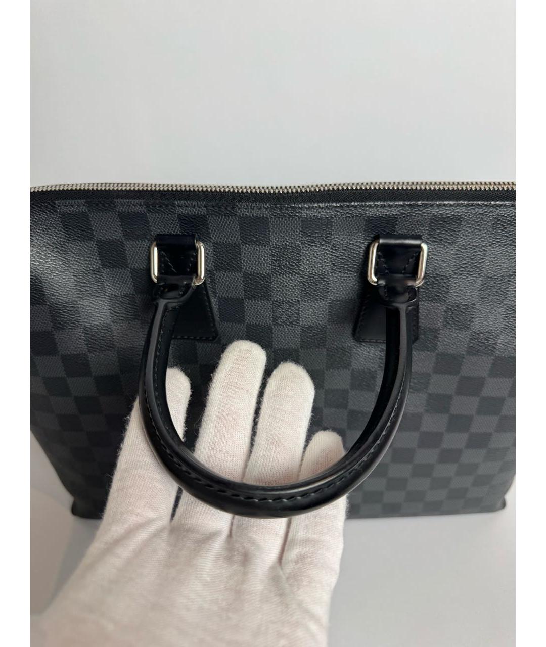 LOUIS VUITTON Черный портфель, фото 2