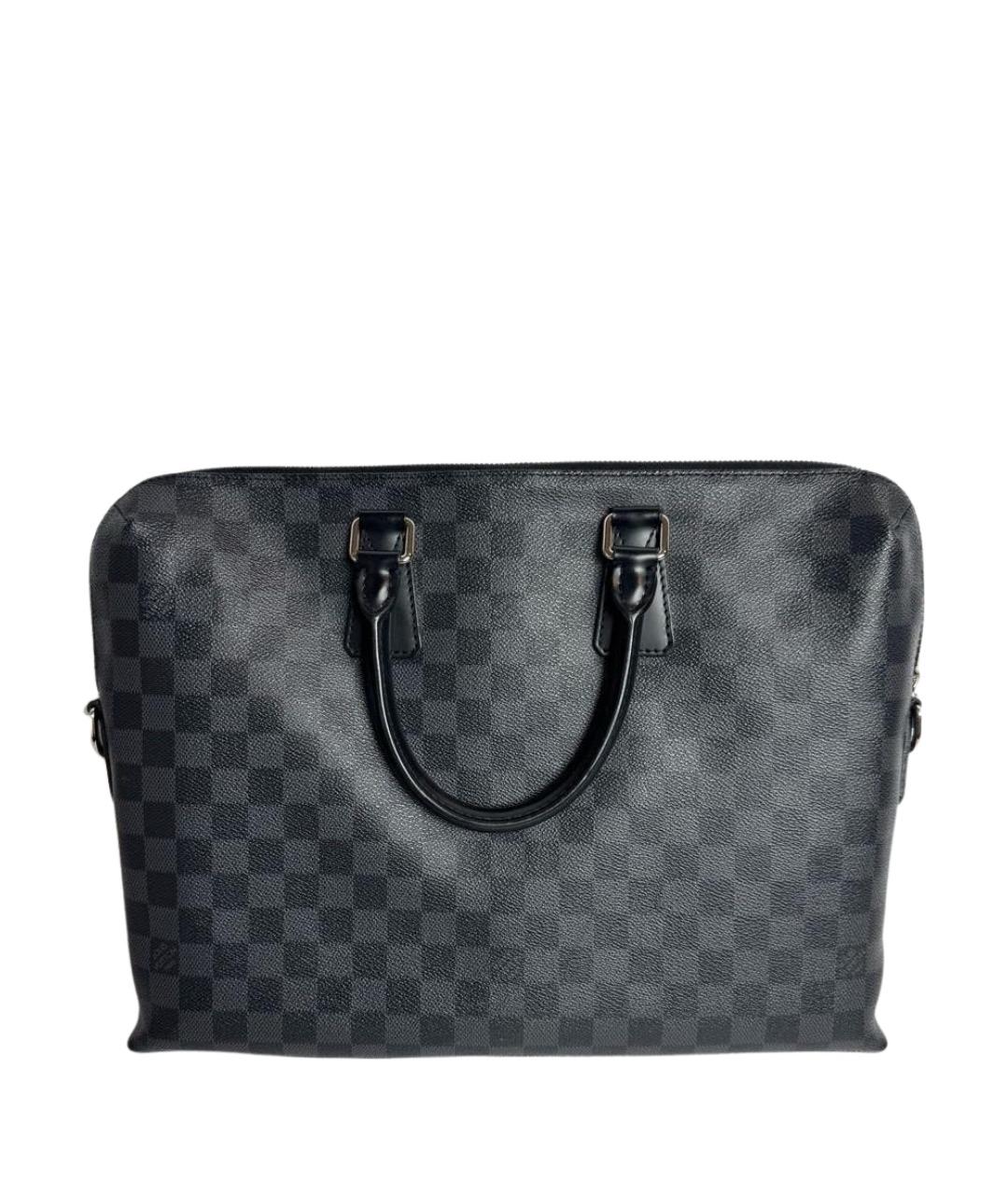 LOUIS VUITTON Черный портфель, фото 1