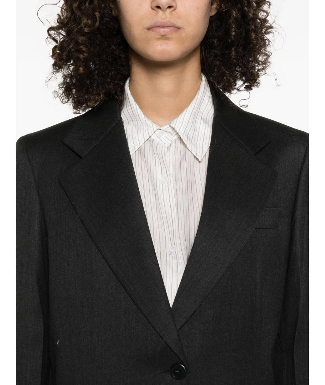 PRADA Серый шерстяной жакет/пиджак, фото 4