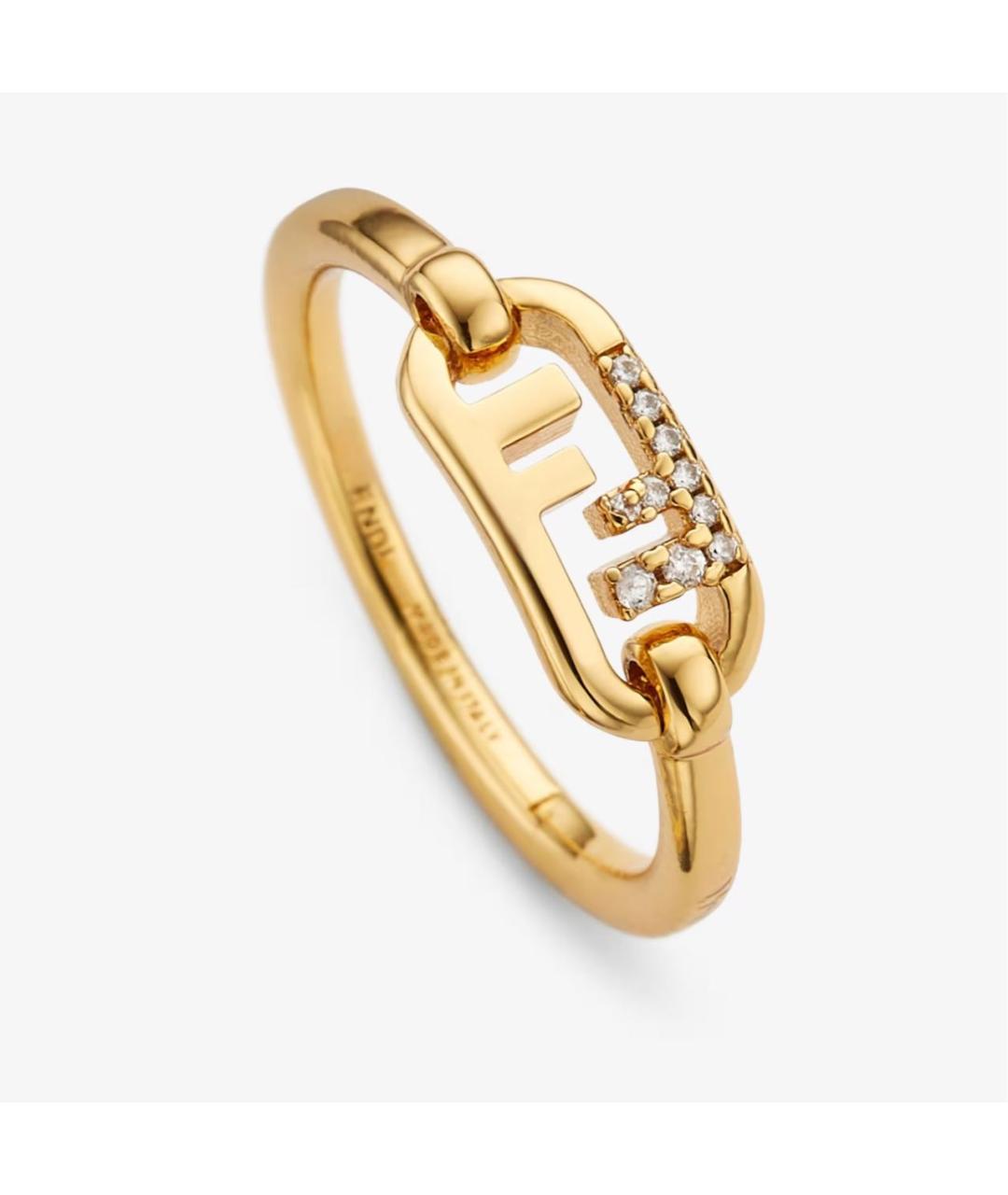 FENDI Золотое кольцо, фото 9