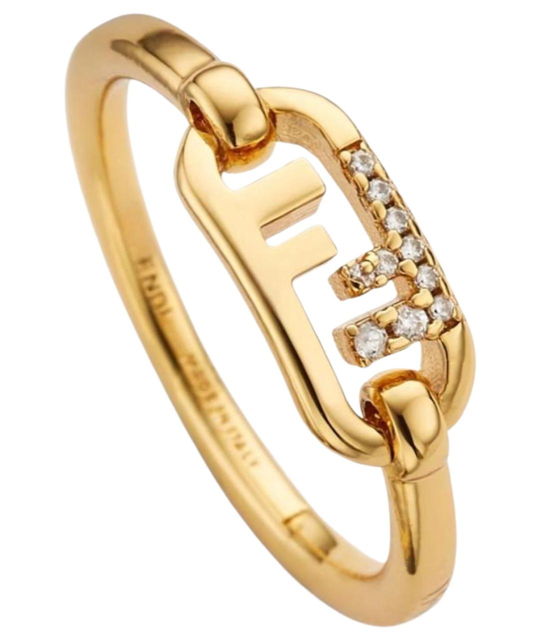 FENDI Золотое кольцо, фото 1