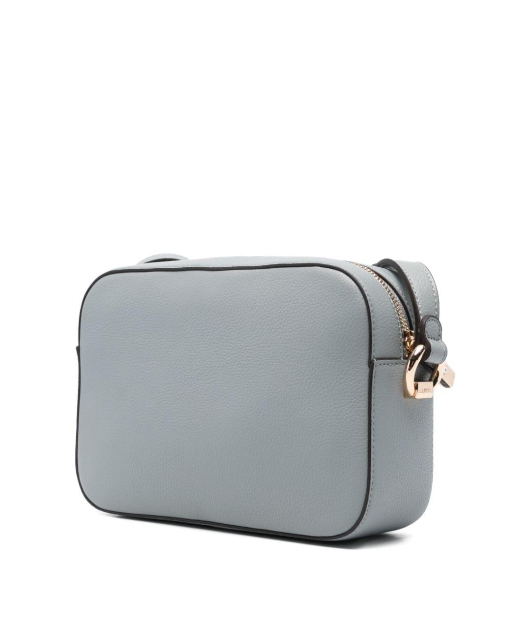 LIU JO Серая сумка через плечо из искусственной кожи, фото 4