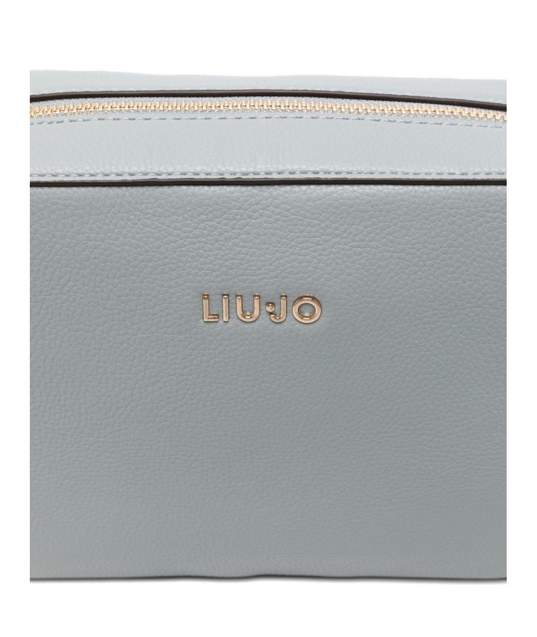 LIU JO Серая сумка через плечо из искусственной кожи, фото 3