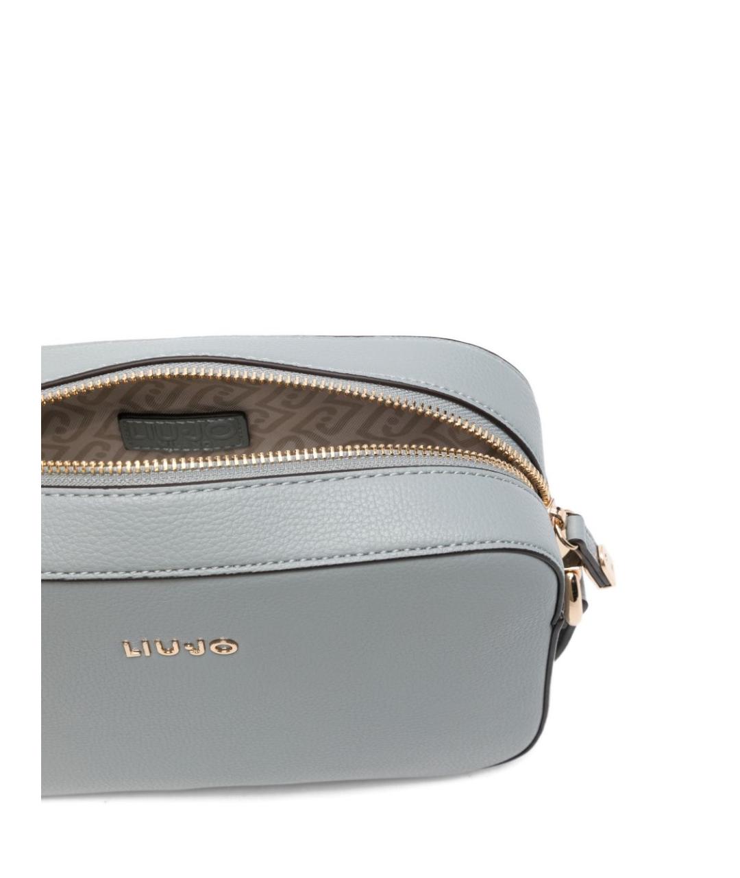 LIU JO Серая сумка через плечо из искусственной кожи, фото 2
