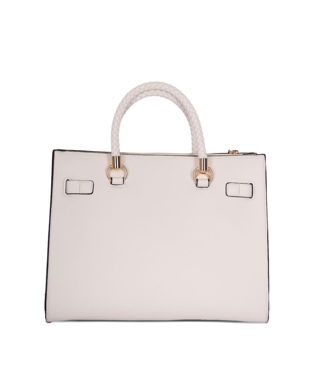 LIU JO Бежевая сумка с короткими ручками из искусственной кожи, фото 2