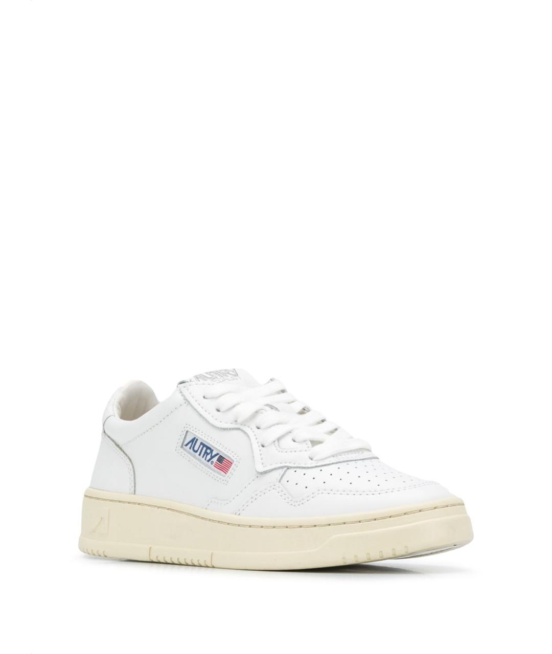 AUTRY Белые кожаные кеды, фото 4