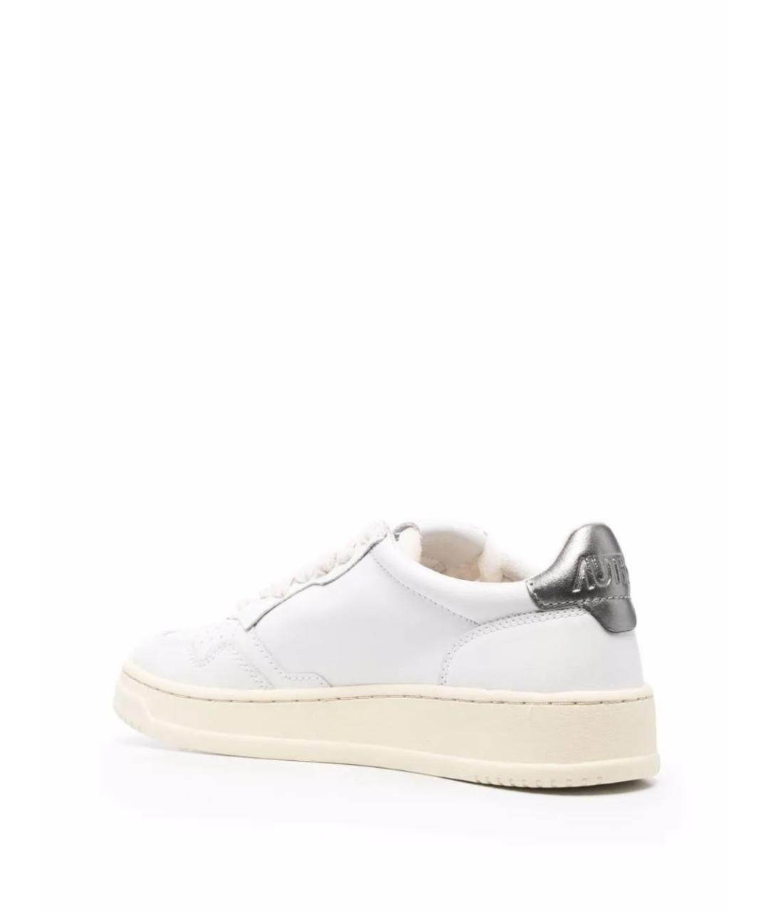 AUTRY Белые кожаные кроссовки, фото 3