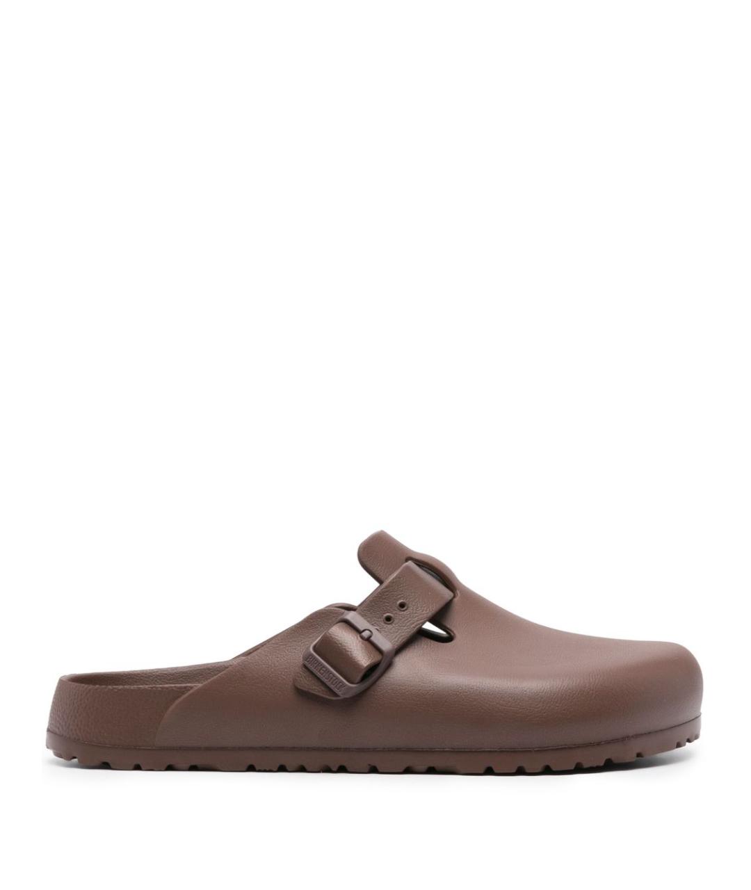 BIRKENSTOCK Коричневые резиновые сандалии, фото 1