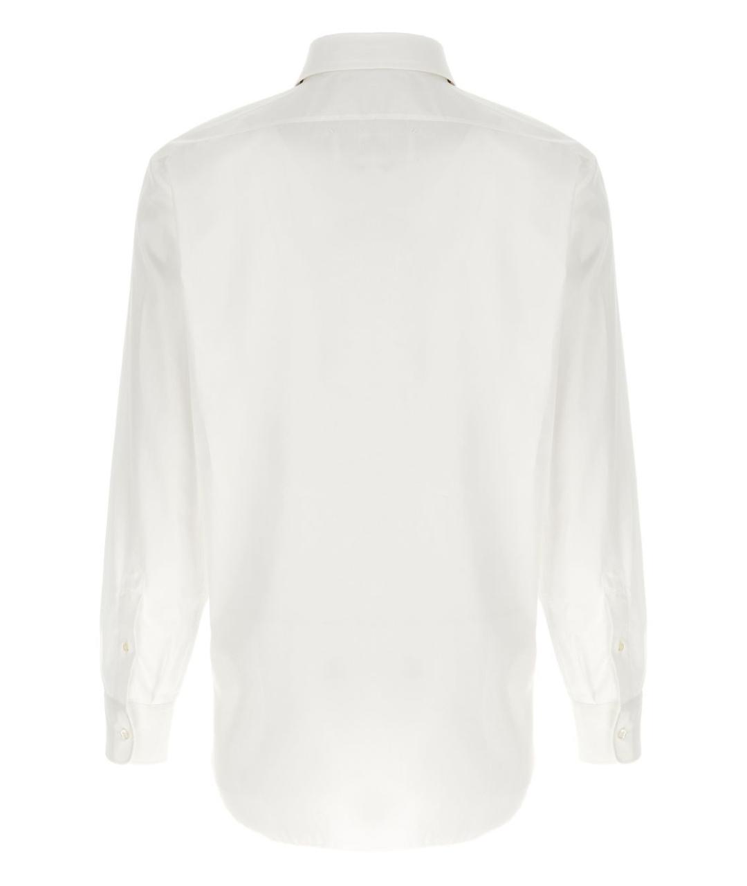 MAISON MARGIELA Белая хлопковая классическая рубашка, фото 4