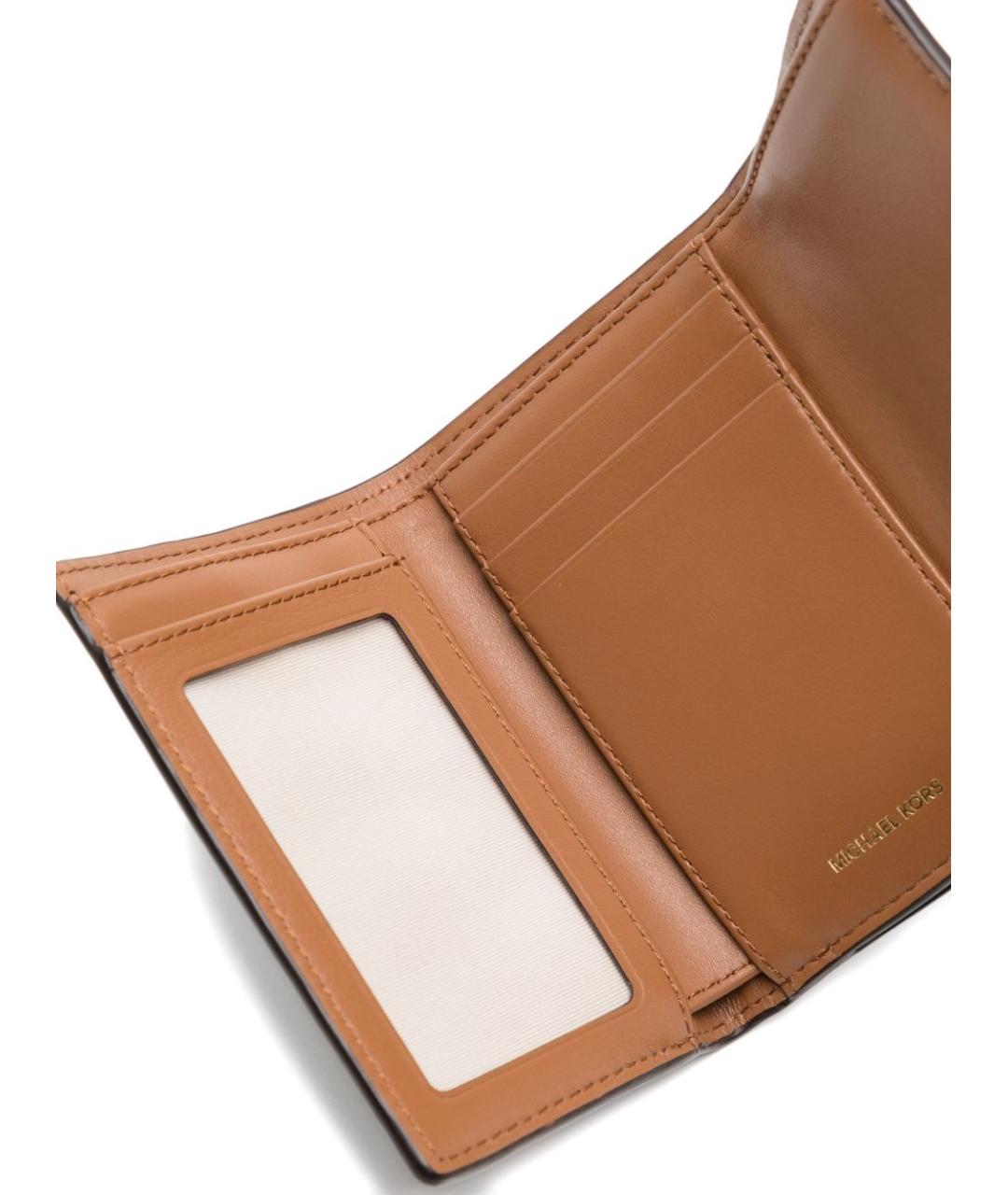MICHAEL KORS Коричневый кошелек из искусственной кожи, фото 3
