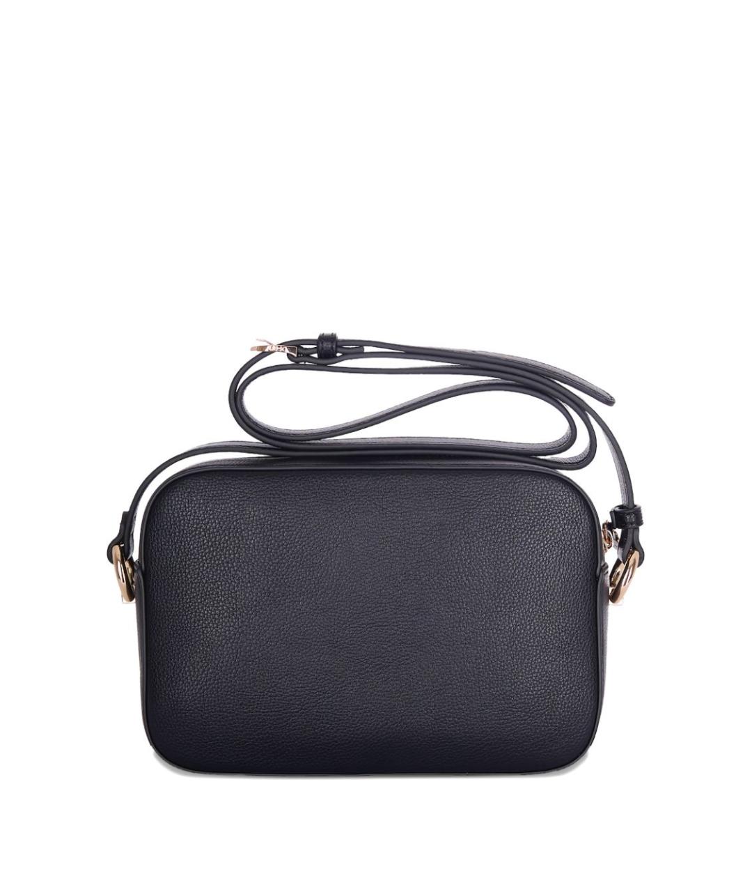 LIU JO Черная сумка через плечо из искусственной кожи, фото 3