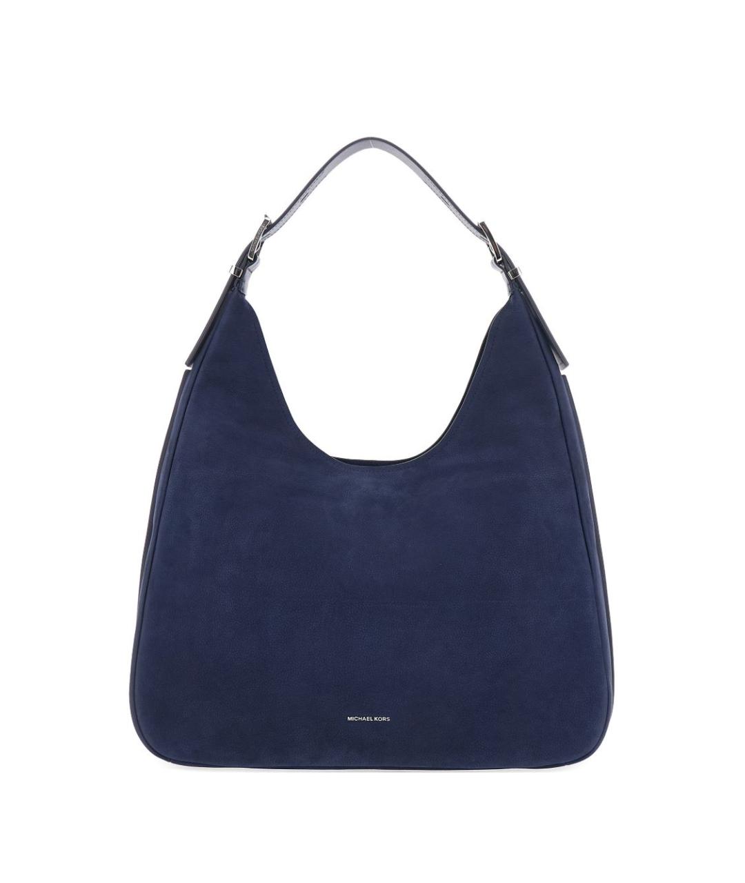 MICHAEL KORS Синяя замшевая сумка через плечо, фото 1